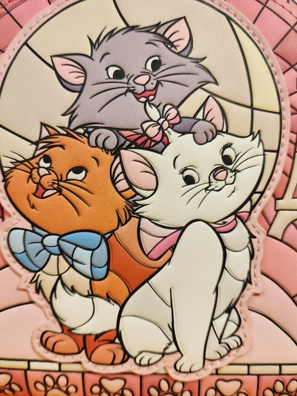 Loungefly Disney The Aristocats Exclusive Stained Glass Marie Mini Backpack NEW